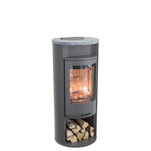 Contura 610.3, warmhoudvak, speksteen bovenplaat