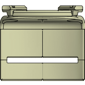 Scan 68 Binnenwerk (inclusief vlamplaat) (model zijglas)