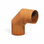 Reny Rookkanaal 150 mm mm Corten Bocht 90º