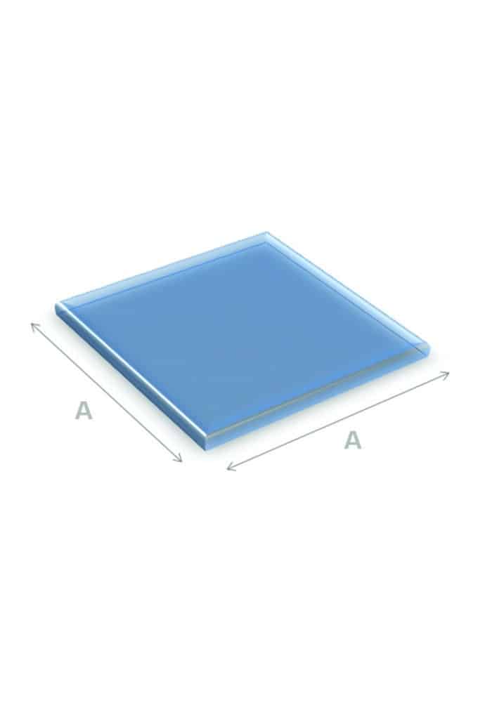 Vloerplaat Zwart Staal Zeskant 80x80cm