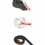 Glasvezelkoord Rond Wit 6mm 5m (inclusief lijm)