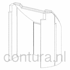 Contura C 600 Serie Binnenwerk (inclusief vlamplaat)