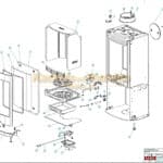 Contura C 800 Serie glas voor deur