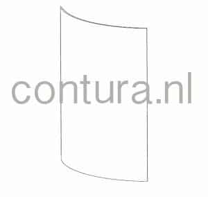 Contura 500 Serie Zijruit (binnenruit) + glaskoord