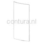 Contura C 800 Serie glas voor deur