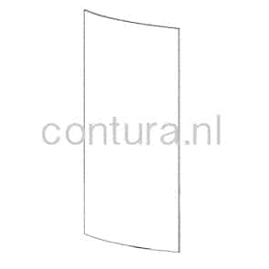 Contura C 800 Serie glas voor deur