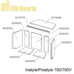 Dik geurts Instyle / Prostyle 700 / 700 V Vlamplaat