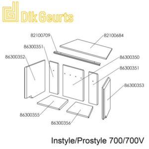 Dik Geurts Instyle / Prostyle 700 / 700 V Achtersteen zijkant
