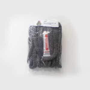 Glasvezelkoord Rond Zwart 10mm - 5m (inclusief lijm)