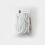 Glasvezelkoord Rond Wit 8mm 5m (inclusief lijm)