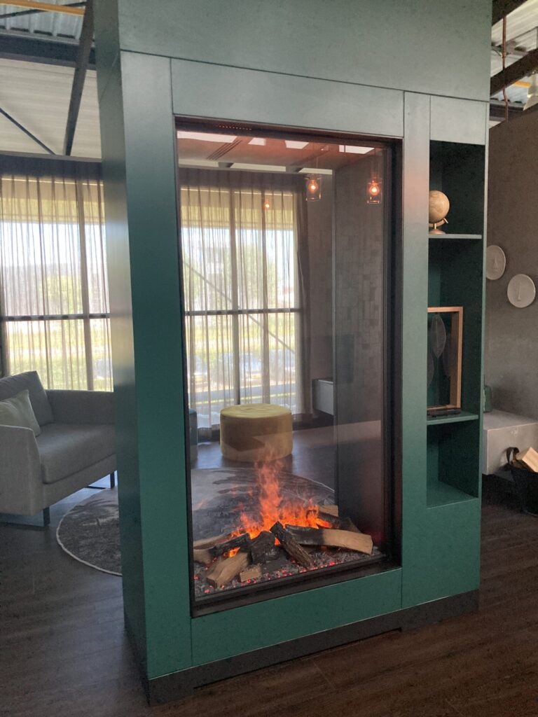 Faber E-MatriX Vertical 800 / 1600 ST inbouw doorkijkhaard