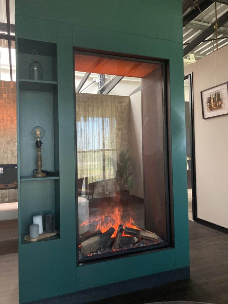 Faber E-MatriX Vertical 800 / 1600 ST inbouw doorkijkhaard