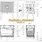 Jotul F 602 CB Naverbrandingsysteem