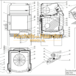 Jotul F 3 CB Achterplaat