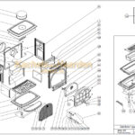 Jotul F 3 TD Vlamplaat Achter
