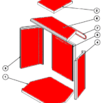 Attika Rondo Binnenwerk (inclusief vlamplaat) (outlet)