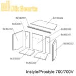 Dik Geurts Instyle / Prostyle 700 / 700 V Achtersteen midden