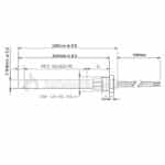 Gloeibougie Pelletkachel Ø10mm, Lengte 175mm, 350 Watt (Bak 24)