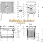 Jotul F 602 CB Zijplaat (met isolatie)