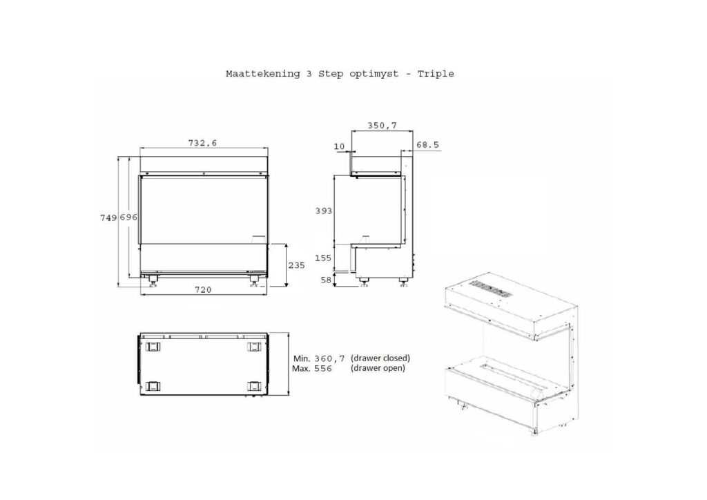 Dimplex 3 – Step Opti-Myst