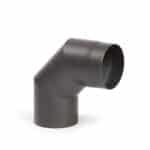 Reny Rookkanaal 150 mm mm Corten Bocht 45º Zwart