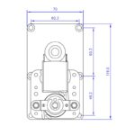 Vijzelmotor Pelletkachel 1,5rpm (zonder encoder)