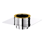 Solinox DW Schouwplaat + Aansluitstuk naar EW – 150mm