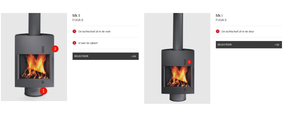 Leenders Fuga Binnenwerk (inclusief vlamplaat)