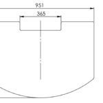 Heta Scan-Line 500 Vloerplaat glas