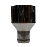 Enkelwandig verloop rvs, 80-150 EWPG