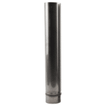 Enkelwandige buis rvs, ø80mm, 1000mm EWPG