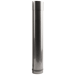 Enkelwandige schuifbuis rvs, ø80mm, 400mm EWPG