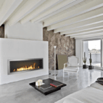 Icon Fires Slimline Firebox 1650 met Slimline 1400 Brander