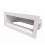 Convectierooster 200x60mm flat wit