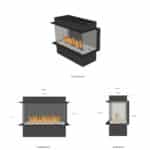 ELU W Slimline Three-Sided Medium