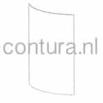 Contura C 556 / 500/ 586 Binnen Zijruit (incl. glaskoord)