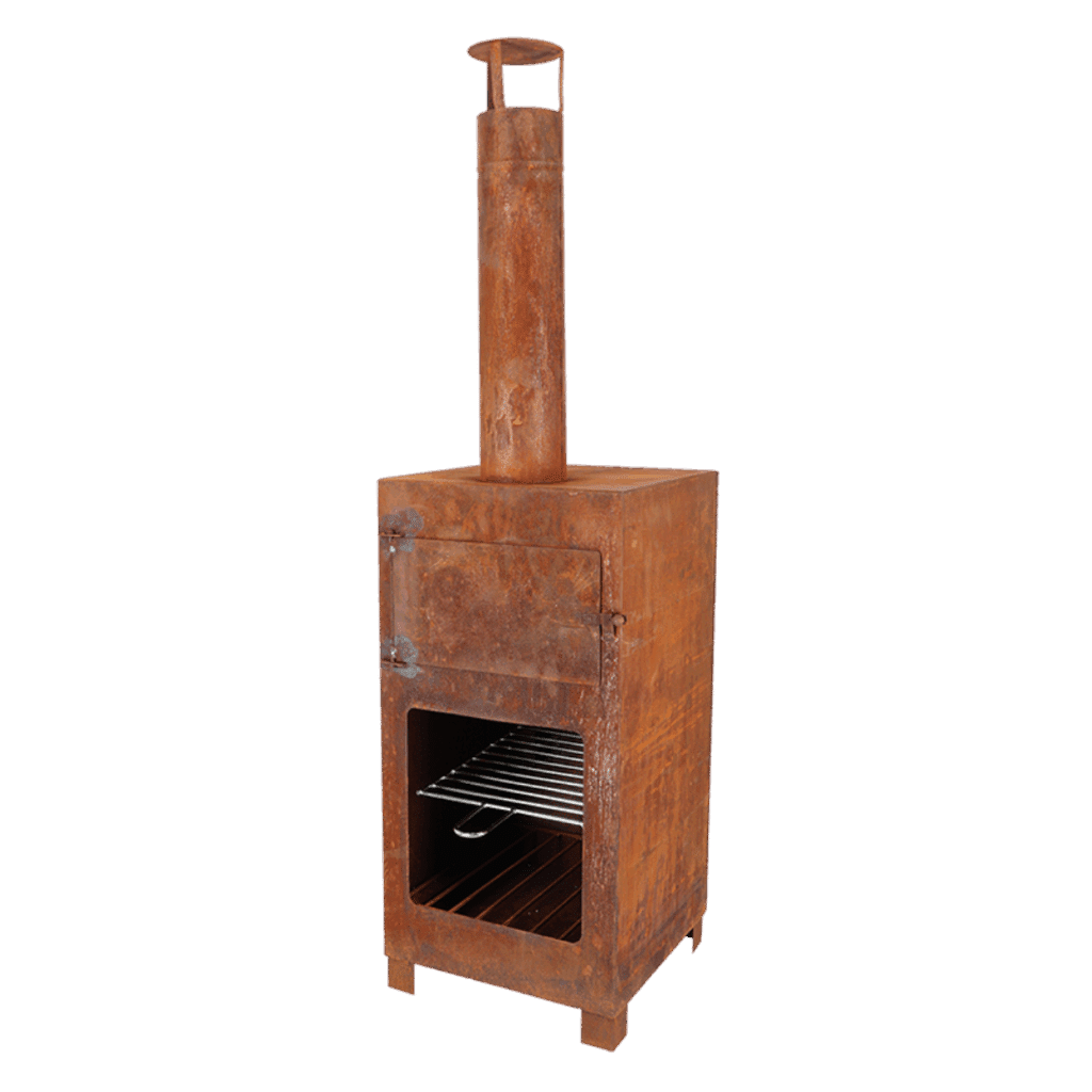 Esschert Terraskachel + Pizzaoven Roest