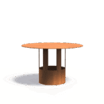 Forno cortenstalen regenkap ø150