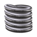 Rvs Flex buis | 80 mm | 10 meter