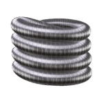 Rvs Flex buis | 150 mm | 8 meter