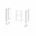 Westfire Uniq 26 / 27 / 28 Binnenwerk (zonder vlamkeerplaten)