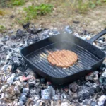 Gietijzeren koekepan vierkant