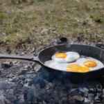 Gietijzeren koekepan rond