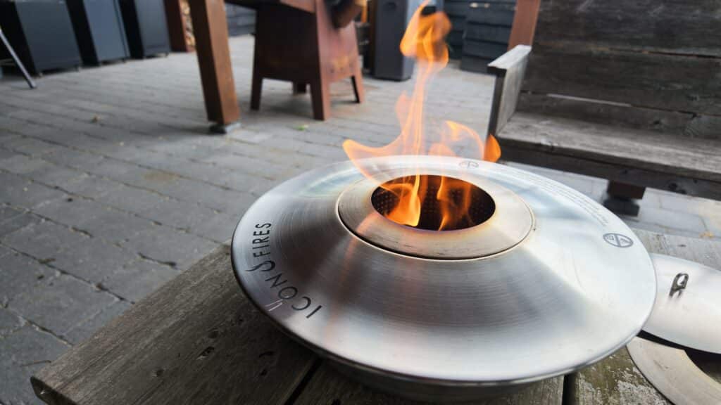 Icon Fires Round Burner