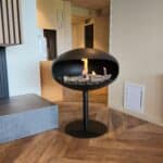 Cocoon Fires Pedestal Zwart, voet zwart (outlet)