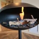 Cocoon Fires Pedestal Zwart, voet zwart (outlet)