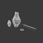Kanuk Original verchroomde handgreepset