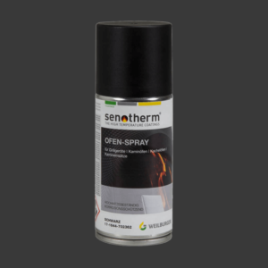 Kanuk Senotherm hittebestendige lak zwart 400 ml