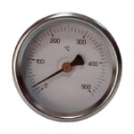 Oventhermometer 0–500 °C – Ø 63 mm | Meetpen 100 mm